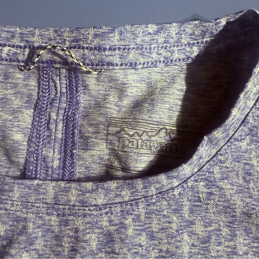 Patagonia Light Blue Heathered Top
